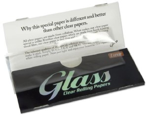 GLASS Clear King Size transparentes Papier