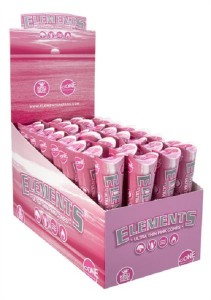 1 Box  Elements PINK KING SIZE Cones 32x3 Cones