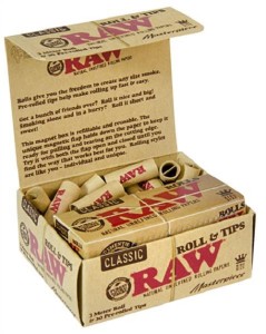 1 Box  RAW®  Connoisseur King Size Rolls vorgedrehte...