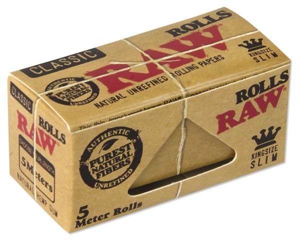 RAW Classic King Size SLIM Rolls 5 Meter