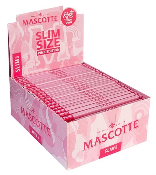 1 Box (50 Heftchen) Mascotte Slim Size Pink