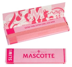 1 Box (50 Heftchen) Mascotte Slim Size Pink