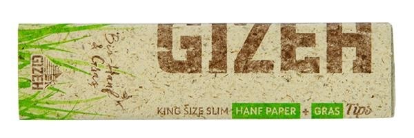 Gizeh Hanf & Gras King Size Slim Papers + Tips...