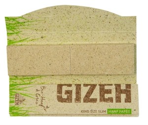 Gizeh Hanf & Gras King Size Slim Papers + Tips Zigarettenpapier