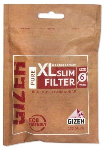 1 Box (10 Beutel) Gizeh Pure XL Slim Filter