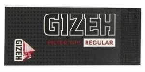 1 Box (24 Blöckchen) Gizeh Black Filtertips Regular