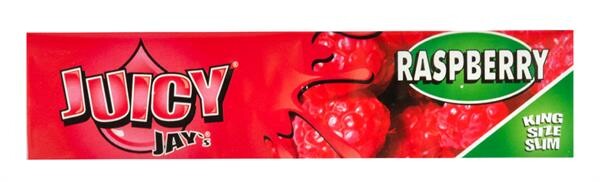 Juicy Jays King Size Slim aromat. Papier, Raspberry