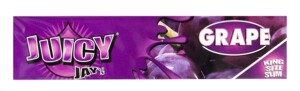 Juicy Jays King Size Slim Grape – 32 Blatt, aromatisiertes Hanfpapier, 24er Box