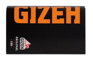 1 Full Box (20 Heftchen) Gizeh (BLACK)  Regular Magnet Papier -100-