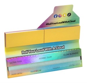 Cloudz RAINBOW King Size SLIM Zigarettenpapier + Rainbow...