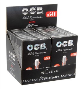 1 Box  OCB Stick Premium Extra Slim Drehfilter 5,7mm