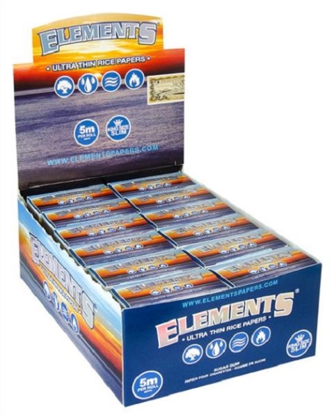 1 Box Elements BLUE Rolls SLIM