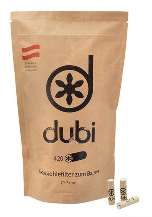 dubi Aktivkohlefilter ø7mm, 420 Stück im Beutel