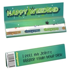 Geschenkset Happy Weedend Cone Roller King Size "Choosypapers"