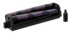 Choosypapers Set Mandala | 2x King Size Slim Papers + Drehmaschine 130mm Schwarz