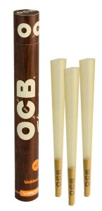 Box OCB Premium Slim Unbleached Cones