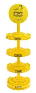 Clipper® Aufsteller für 192 Feuerzeuge  4 Etagen Karussell drehbar