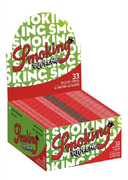 1 Box Smoking Supreme King Size Slim Papier