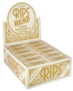 1 Box RIPS BRAUN Hemp -King Size- Rolls