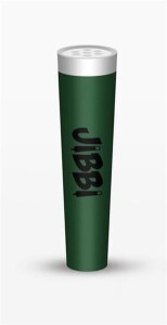 JIBBI Premium Aktivkohlefilter konisch Ø 5,5–7mm – 50er Beutel aus Kokosnusskohle, grün