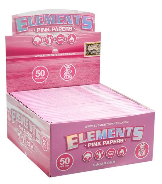 1 Box Elements PINK KS SLIM Papers