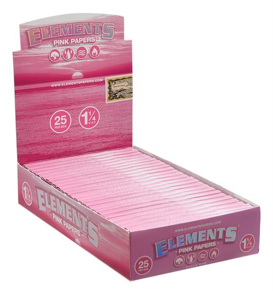 1 Box Elements PINK 1 1/4 Papers