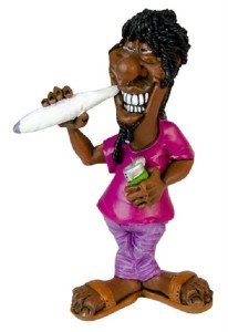 Polyresin Figur "Rastaman" mit Joint World of...