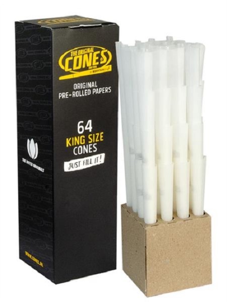 CONES KING SIZE Prerolled Papercones 64Pack