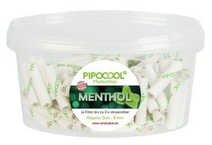 PipoCool Kieselerde Filter Regular Menthol ø 8mm 100er