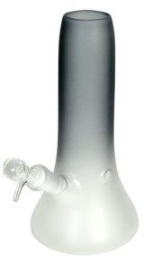 Glas-Bong Ziggi Jackson "ROCKET MAN", ca. 26cm, schwarz