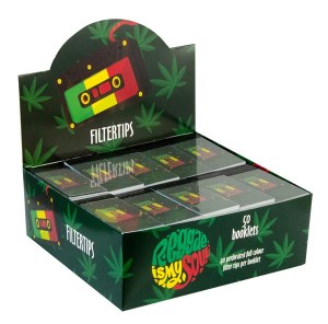 Filtertips "Rasta Tape", perforiert, 60x25mm,...