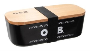 OCB Aufbewahrungsbox mit Drehtablett und Raucherset