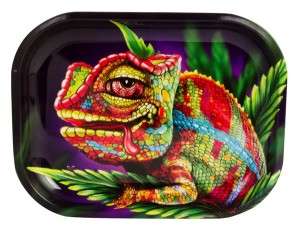 Dreh-Tablett Rolling Tray Chameleon