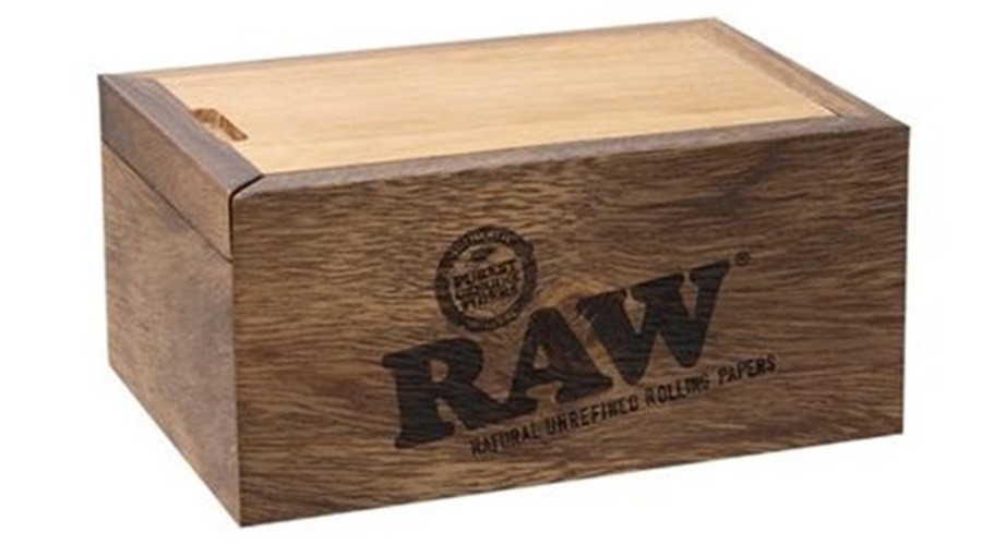 RAW™ Slide Box Holzbox klein mit Schiebedeckel