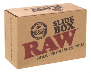 RAW™ Slide Box Holzbox klein mit Schiebedeckel