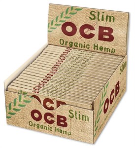 1 Box OCB Organic Hemp King Size Slim Papier