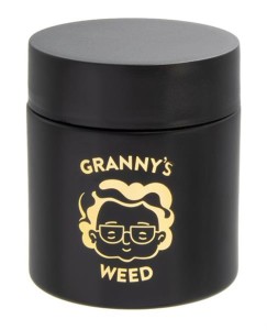 Grannys Premium Stash Jar, &oslash; 58mm, schwarz