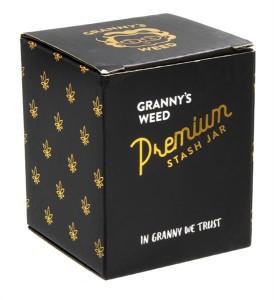 Grannys Premium Stash Jar, ø 58mm, schwarz