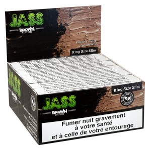 1 Box JASS Brown King Size Slim Papier