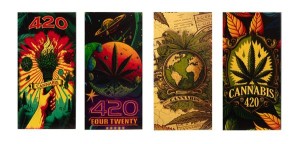 1 Box SNAIL King Size Slim Organic Hemp Papers & Tips "420"