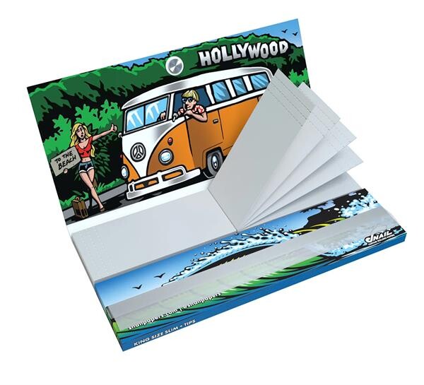 SNAIL King Size Slim Organic Hemp Papers & Tips...