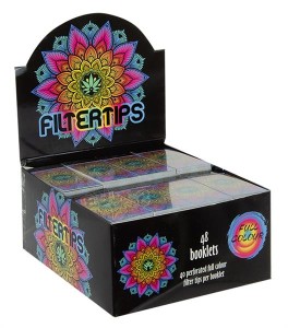 1 Box Filtertips "Mandala", perforiert, 60x25mm