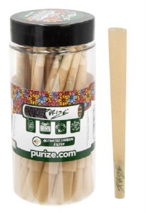 PURIZE® Pre-Rolled KS Cones mit Aktivkohlefilter – 50er Packung