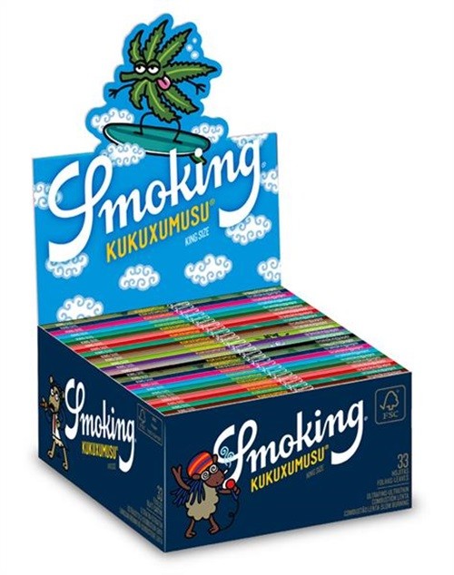 1 Box Smoking KUKUXUMUSU King Size Slim Papier