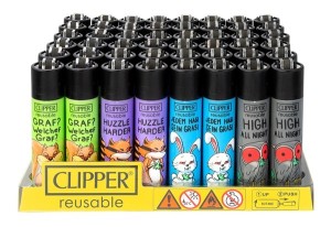 1x Clipper® Feuerzeuge groß 420 Forrest FF