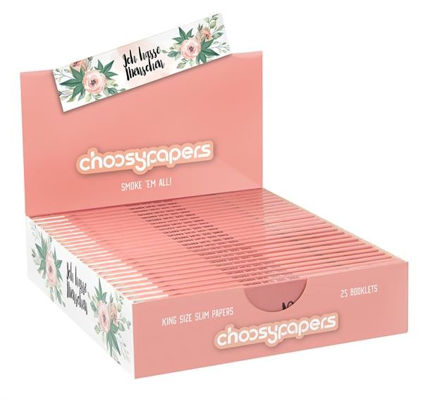 1 Box Choosypapers King Size Slim Zigarettenpapier...