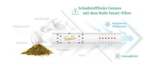 ROLLS69 Smart-Filter VIP 60 Stück 6mm