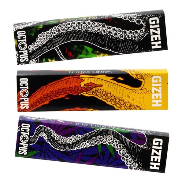 Gizeh (Black) "Octopus" King Size Slim Papier +...