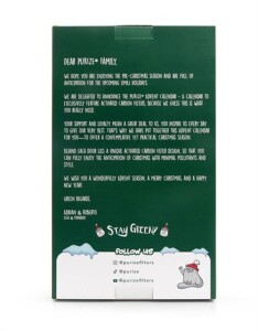 PURIZE® Adventskalender 2025 – Limited Designs, Aktivkohlefilter Mix