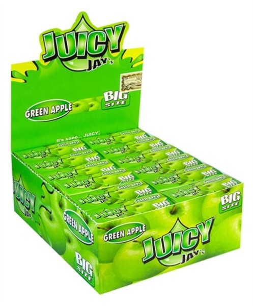 1 Box Juicy Jays aromat. Rolls, Green Apple